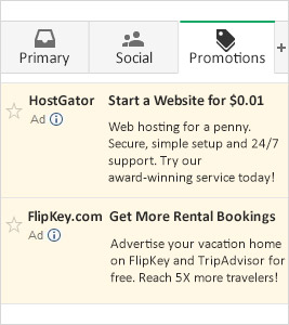 Gmail Ads